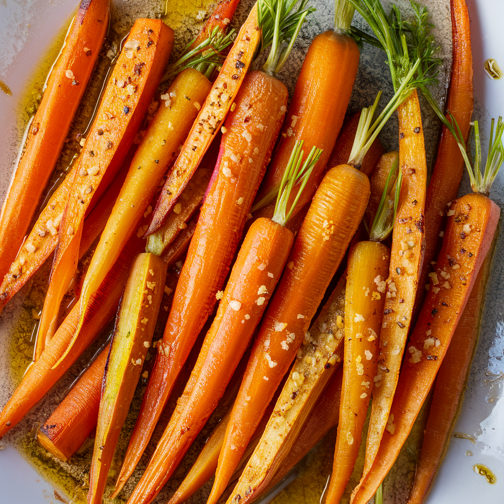 Parmesan garlic carrots, roasted carrots with Parmesan, garlic butter roasted carrots, cheesy roasted carrots