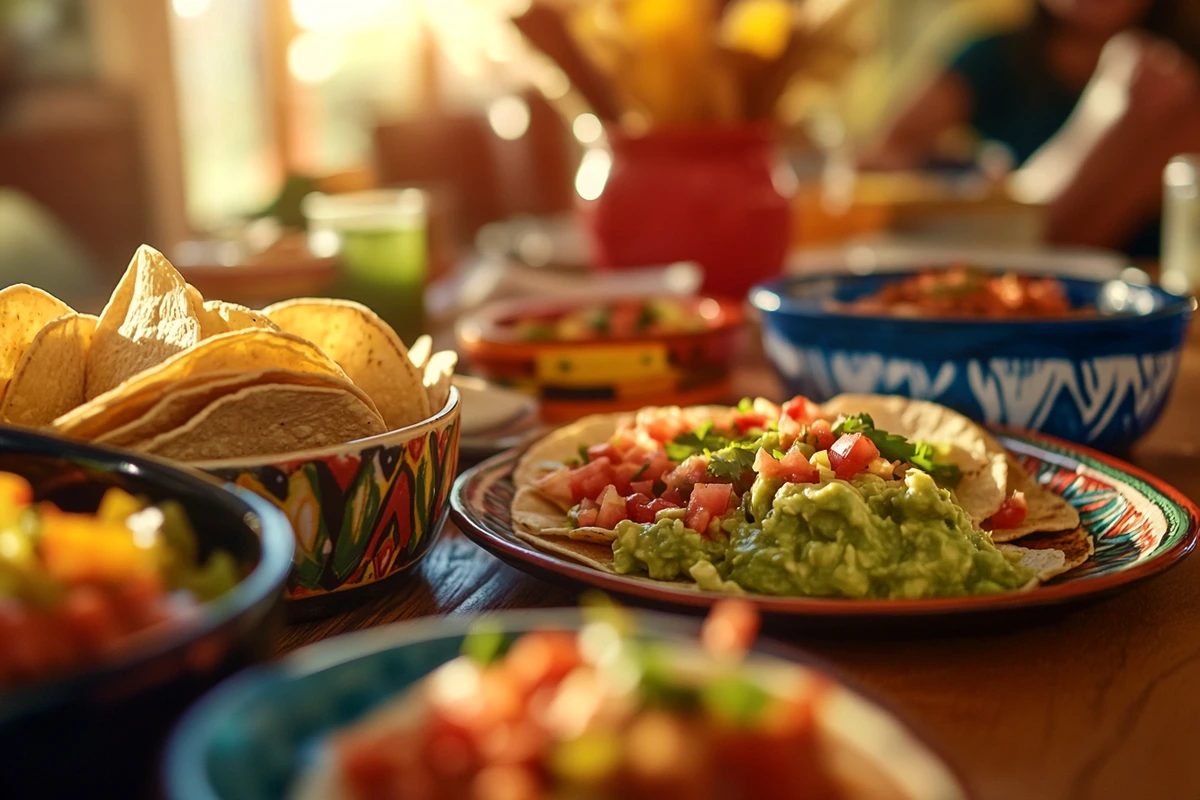 Traditional Mexican dishes prepared with authentic ingredients